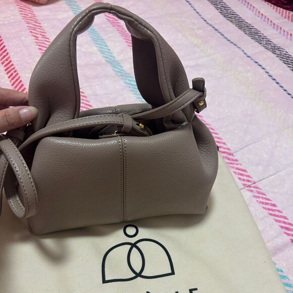 polene Numéro Neuf Mini Edition Textured Taupe - Picture 4 of 9